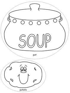 soup bowl coloring page  kids kids coloring pages pinterest