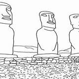 Moai Easter Hellokids sketch template