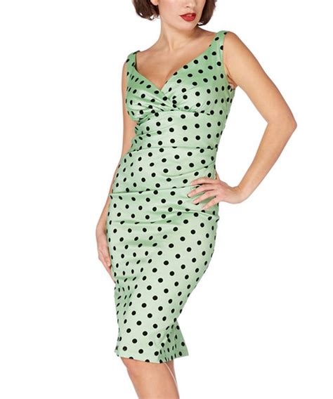 green polka dot pencil dress polka dress fashion dresses