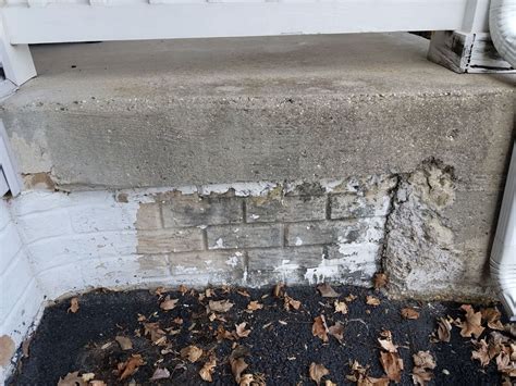 Crumbling Concrete Porch Thats A Drainage Problem The Washington Post