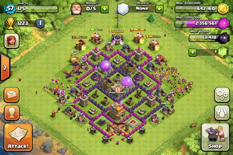 clash  clans builder  town hall  layouts