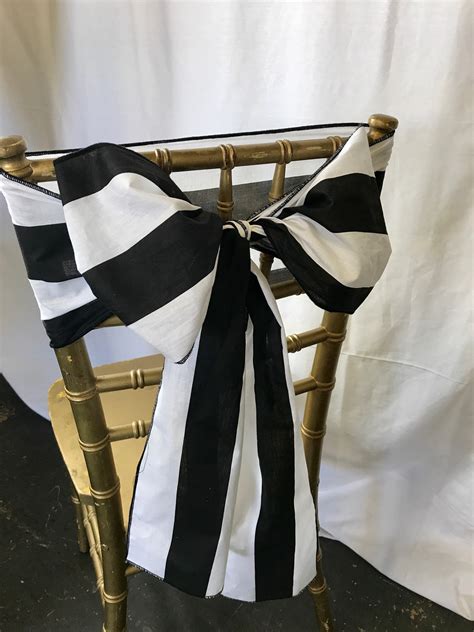 bulk  wedding chair sash striped chair sash chair sash etsy