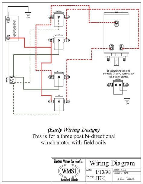 ramsey winch solenoid wiring wiring diagram pictures