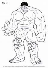 Hulk Drawing Draw Step Tutorials Body Pencil Cartoon Para Colorir Do Learn Lego Desenho Marvel Pintar Make Drawingtutorials101 Characters Desenhos sketch template
