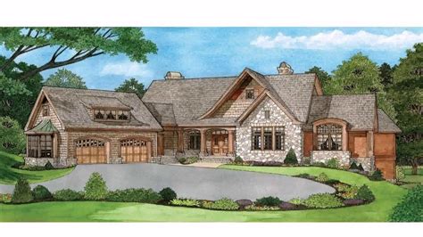 pin  giles  building  retirement home basement house plans sloping lot house plan