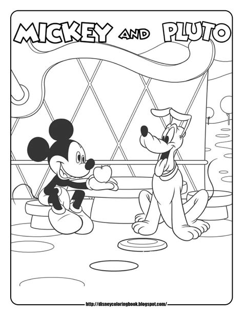 mickey mouse clubhouse   disney coloring sheets team colors