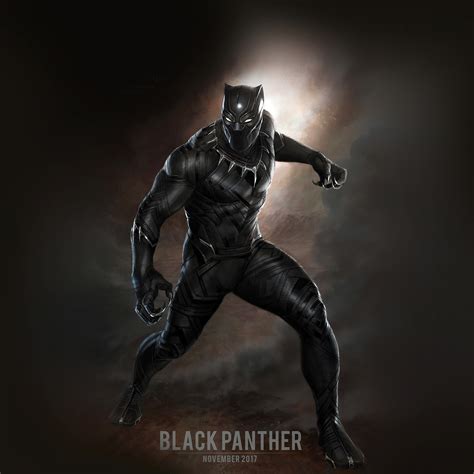 Aq76 Black Panther Art Hero Captain America Wallpaper