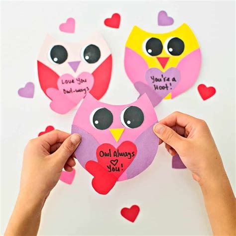 printable owl valentine cards  printable