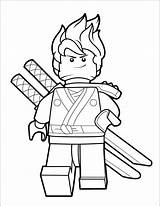 Kai Ninjago Lego Coloring sketch template