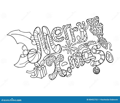 merry christmas illustration hand drawn lettering merry christmas