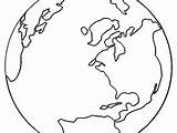 Globe Coloring Pages Getcolorings Color Getdrawings Earth sketch template