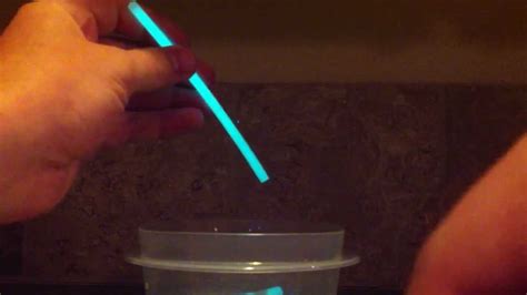 cutting open a glow stick youtube