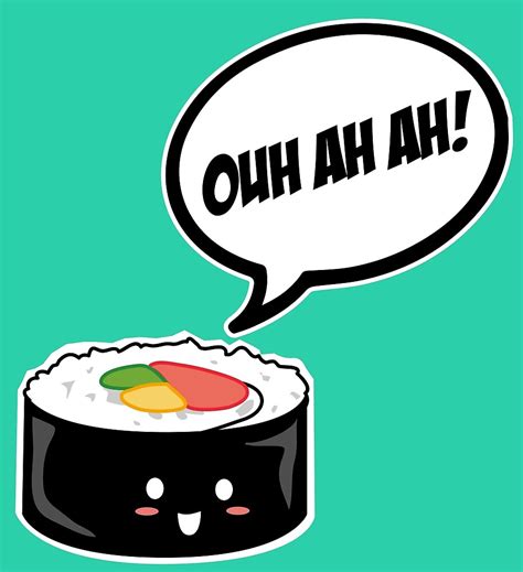sushi ouh ah ah  quidditchliege redbubble