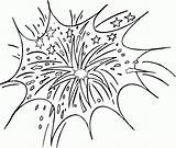 Fireworks Coloring Pages Printable Firework Kids Printables Bonfire Drawing Night Print Clipart Line Sheets Getdrawings July Library 4th Fourth Printouts sketch template