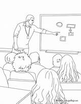 Alumnos Profesor Alunos Profesores Nino Pensando Teacher Classroom Escuela sketch template