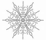 Snowflake Coloring Pages Printable Pattern Patterns Embroidery Drawing Mandala Kids Snowflakes Christmas Adult Circles Drawn Elaborate Evolution Hand Getdrawings Needlenthread sketch template