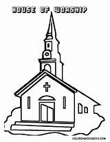 Church Coloring Pages Kids Bible Preschool Sunday School Simple Printable Print Iglesia Drawing Faith Crafts Colouring Story Christian Sheets Para sketch template