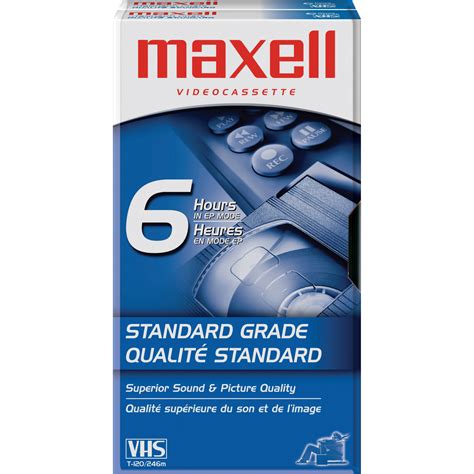 maxell standard quality vhs tapes pk