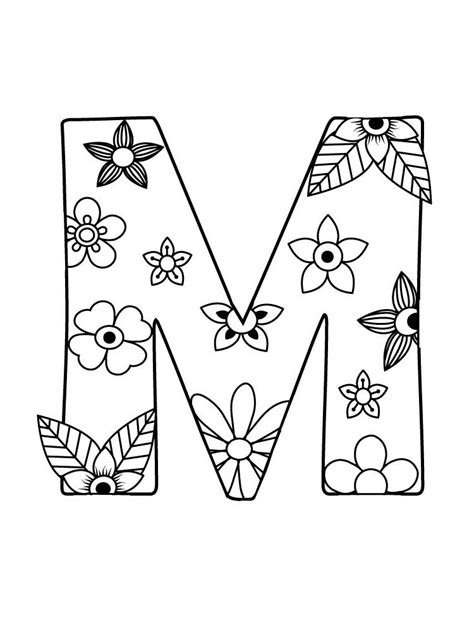 letter  coloring pages