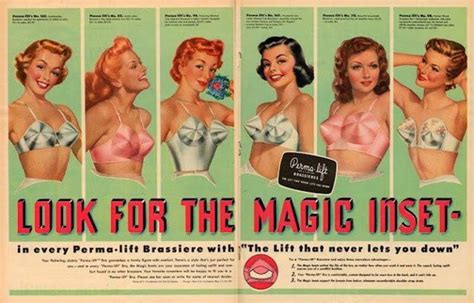 vintage bra ads cbs news