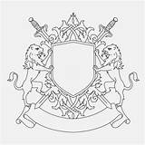 Crest Transparent Heraldry sketch template