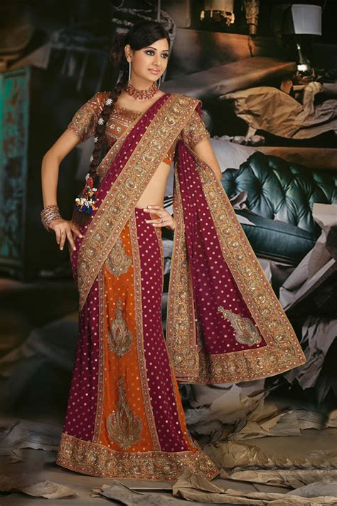 woman s clothing india pattu pavadai reshme langa fashion style