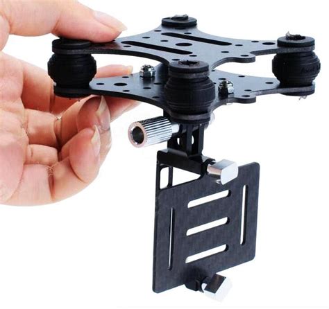 shipping fpv damping ptz carbon fiber gimbal fit  gopro heroquadrocopter  axis frame