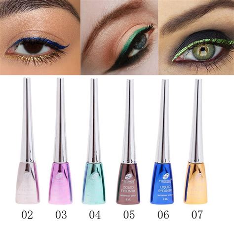 farres colorful eyeliner  colors black blue purple brown eye liner waterproof long lasting