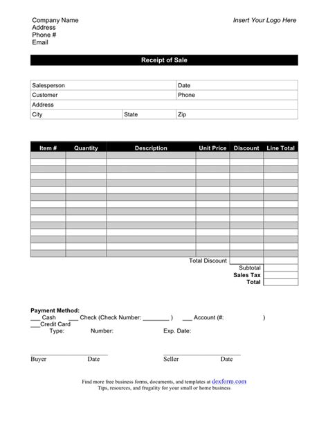 printable receipt templates  premium printable templates