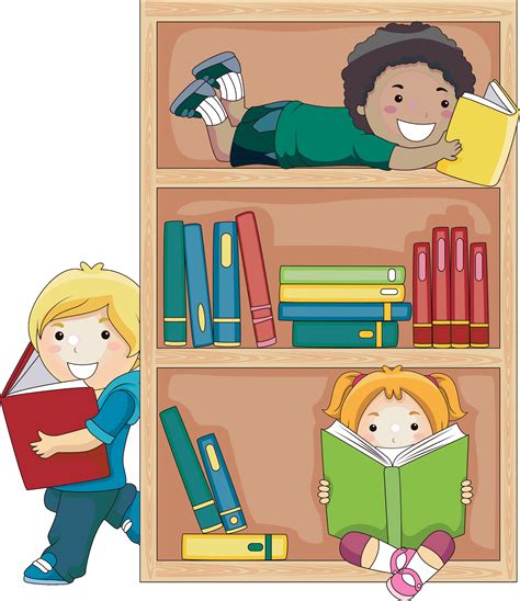 library kids clipart   cliparts  images  clipground