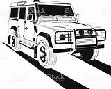Defender 4x4 Landrover Istock Freeimages sketch template