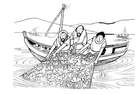 fishing net coloring pages