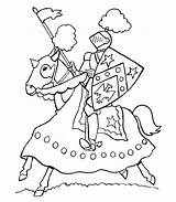 Knights Kids Coloring Pages Fun sketch template