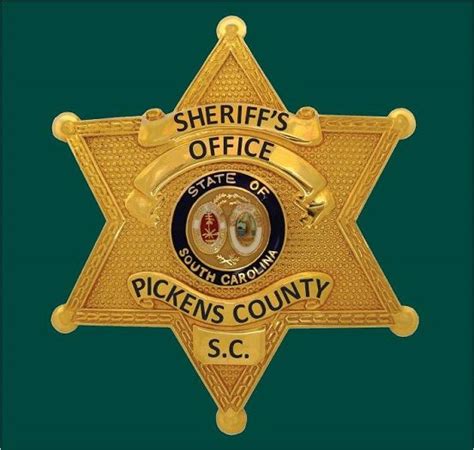 Pickens County Sheriff Sc Police Badge Pickens Pickens County