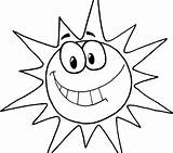 Sun Coloring Pages Getdrawings Preschoolers sketch template