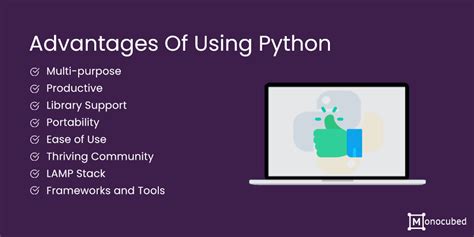 key advantages  python  web app development