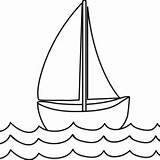 Boat Coloring Sailboat Clip Clipart Pages Drawing Visit Kids sketch template