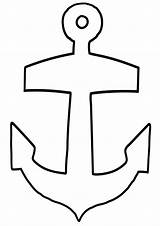 Anchor Coloring Pages sketch template