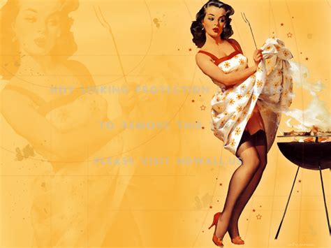pin up gil elvgren pin up barbeque