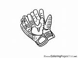 Gloves Soccer Football Colouring Coloring Children Pages Sheet Title sketch template