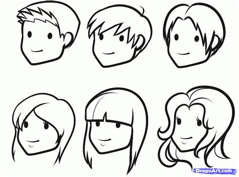 Cartoon Drawings Of Peoples Faces How To Draw Cartoon Faces Step By