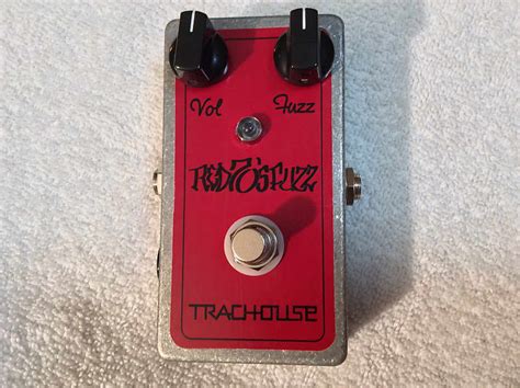 trachouse red  fuzz boutique fuzz pedal reverb