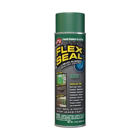 flex seal flex seal green  oz spray    rubberized coatings department  lowescom