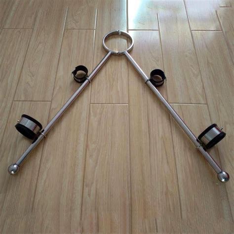 Ξstainless steel spreader bar open ∞ legs legs torture device hand ₪ ankle ankle cuffs bdsm