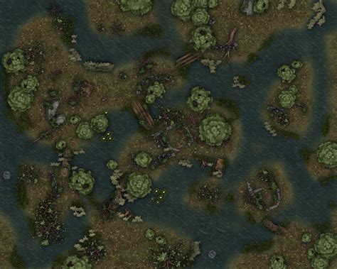 swamp ruins encounter battlemaps