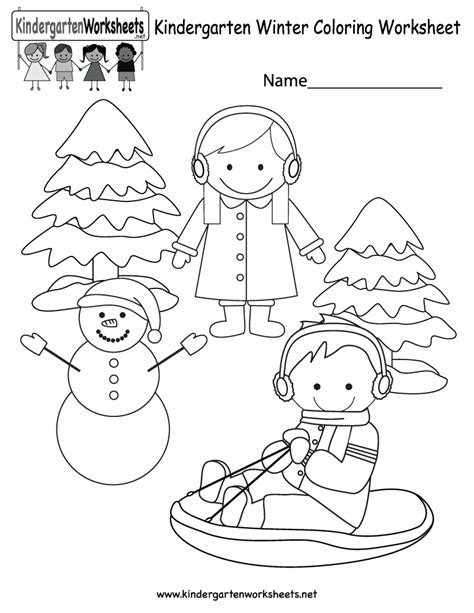 printable winter preschool worksheets printable worksheets