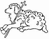 Easter Lamb Coloring Pages Excellent Printable Getcolorings Inspiratio Color sketch template