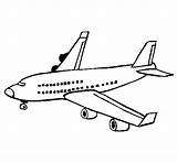 Coloring Passenger Plane Coloringcrew Pages sketch template