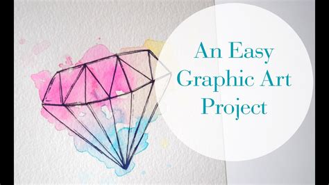 super simple graphic art project youtube