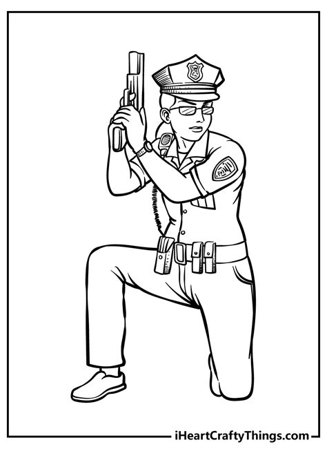 printable police coloring page updated  coloring home